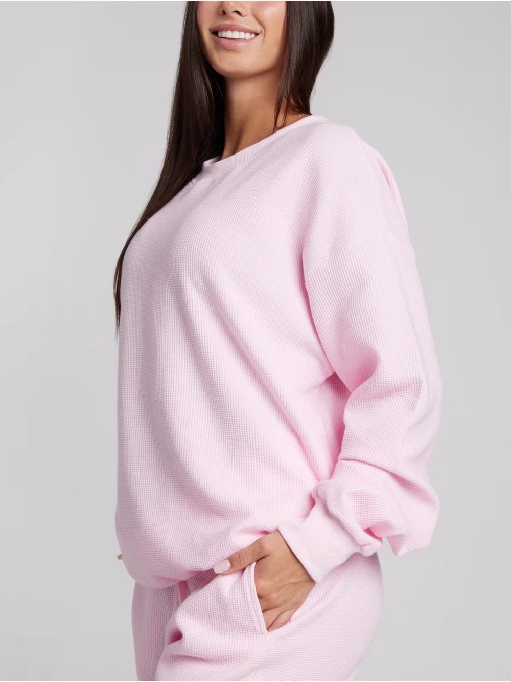 Comfrt Waffle Knit Lounge Set - Picture 5 of 13
